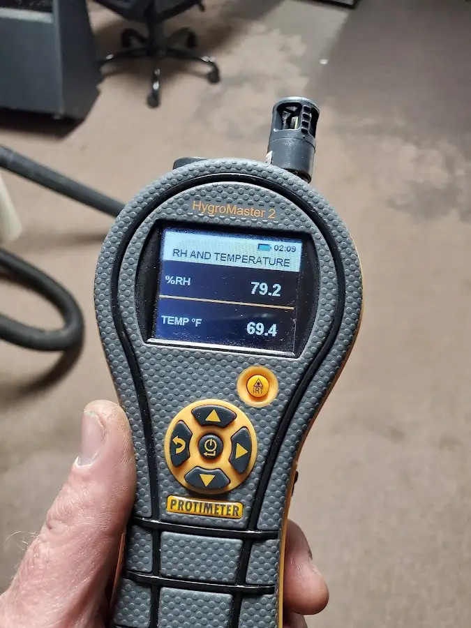Moisture meter humidity assessment for Fire & Smoke Damage Restoration in Alfred